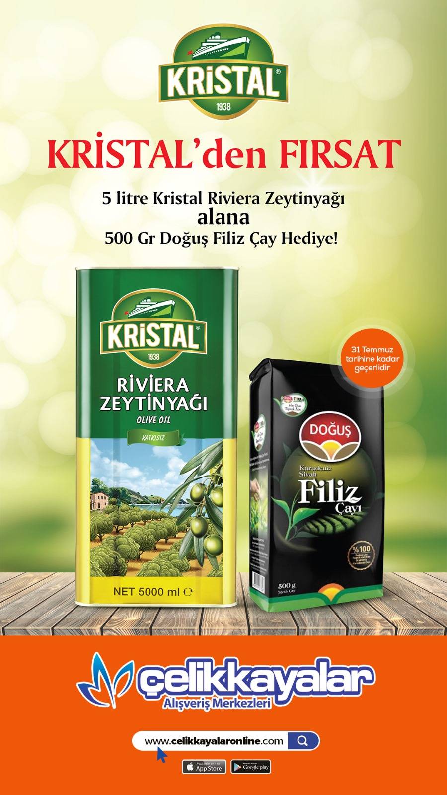 Konya’nın zincir marketi duyurdu: Yağ alana çay bedava 16